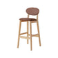 Modern Armless Backrest Counter Stool Wood Bar Stool with Cushion for Kitchen Clearhalo 'Bar Furniture' 'Bar Stools' 'bar_stools' 'furn' 'furn_bar_stools' 'furniture_bar_stools' 'Kitchen & Dining Furniture' 'kitchen&dining_furn' 'kitchen' 'kitchen_furn' Furniture' 4493270