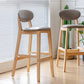 Modern Armless Backrest Counter Stool Wood Bar Stool with Cushion for Kitchen Clearhalo 'Bar Furniture' 'Bar Stools' 'bar_stools' 'furn' 'furn_bar_stools' 'furniture_bar_stools' 'Kitchen & Dining Furniture' 'kitchen&dining_furn' 'kitchen' 'kitchen_furn' Furniture' 4493284