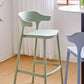 Scandinavia Style Bar-stool Plastic Legs Square Seat Barstool with Low Back for Kitchen Clearhalo 'Bar Furniture' 'Bar Stools' 'bar_stools' 'furn' 'furn_bar_stools' 'furniture_bar_stools' 'Kitchen & Dining Furniture' 'kitchen&dining_furn' 'kitchen' 'kitchen_furn' Furniture' 4493447