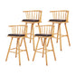 Contemporary Solid Wood Barstools Indoor Bar Stool with Low Back and Wooden Footrest Black Natural 4 Piece Set Clearhalo 'Bar Furniture' 'Bar Stools' 'bar_stools' 'furn' 'furn_bar_stools' 'furniture_bar_stools' 'Kitchen & Dining Furniture' 'kitchen&dining_furn' 'kitchen' 'kitchen_furn' Furniture' 4493498