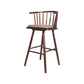 Contemporary Solid Wood Barstools Indoor Bar Stool with Low Back and Wooden Footrest Coffee Brown 1 Piece Clearhalo 'Bar Furniture' 'Bar Stools' 'bar_stools' 'furn' 'furn_bar_stools' 'furniture_bar_stools' 'Kitchen & Dining Furniture' 'kitchen&dining_furn' 'kitchen' 'kitchen_furn' Furniture' 4493517