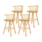 Contemporary Solid Wood Barstools Indoor Bar Stool with Low Back and Wooden Footrest Green Natural 4 Piece Set Clearhalo 'Bar Furniture' 'Bar Stools' 'bar_stools' 'furn' 'furn_bar_stools' 'furniture_bar_stools' 'Kitchen & Dining Furniture' 'kitchen&dining_furn' 'kitchen' 'kitchen_furn' Furniture' 4493537