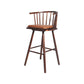 Contemporary Solid Wood Barstools Indoor Bar Stool with Low Back and Wooden Footrest Light Coffee Brown 1 Piece Clearhalo 'Bar Furniture' 'Bar Stools' 'bar_stools' 'furn' 'furn_bar_stools' 'furniture_bar_stools' 'Kitchen & Dining Furniture' 'kitchen&dining_furn' 'kitchen' 'kitchen_furn' Furniture' 4493541