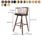 Contemporary Solid Wood Barstools Indoor Bar Stool with Low Back and Wooden Footrest Clearhalo 'Bar Furniture' 'Bar Stools' 'bar_stools' 'furn' 'furn_bar_stools' 'furniture_bar_stools' 'Kitchen & Dining Furniture' 'kitchen&dining_furn' 'kitchen' 'kitchen_furn' Furniture' 4493547