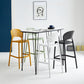 Nordic Plastic Stackable Counter Stools Macron Colorful Indoor Bar Stool with Plastic Seat Clearhalo 'Bar Furniture' 'Bar Stools' 'bar_stools' 'furn' 'furn_bar_stools' 'furniture_bar_stools' 'Kitchen & Dining Furniture' 'kitchen&dining_furn' 'kitchen' 'kitchen_furn' Furniture' 4493633