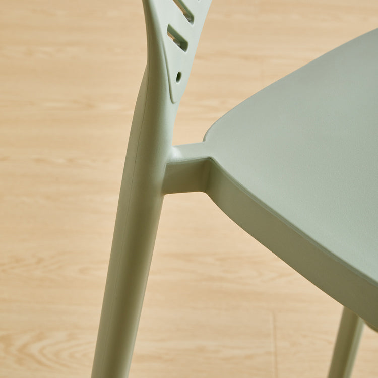 Nordic Plastic Stackable Counter Stools Macron Colorful Indoor Bar Stool with Plastic Seat Clearhalo 'Bar Furniture' 'Bar Stools' 'bar_stools' 'furn' 'furn_bar_stools' 'furniture_bar_stools' 'Kitchen & Dining Furniture' 'kitchen&dining_furn' 'kitchen' 'kitchen_furn' Furniture' 4493645