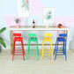 Industrial Wood Bar Table with Rectangle Table Top Trestle Table - 42" H Clearhalo 'Bar Furniture' 'Bar Tables' 'bar_tables' 'furn' 'furn_bar_tables' 'Furniture' 'furniture_bar_tables' 'Kitchen & Dining Furniture' 4493872