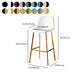 Industrial Style Bar-stool Bucket Seat Metal Legs for Kitchen Bar Clearhalo 'Bar Furniture' 'Bar Stools' 'bar_stools' 'furn' 'furn_bar_stools' 'furniture_bar_stools' 'Kitchen & Dining Furniture' 'kitchen&dining_furn' 'kitchen' 'kitchen_furn' Furniture' 4493968