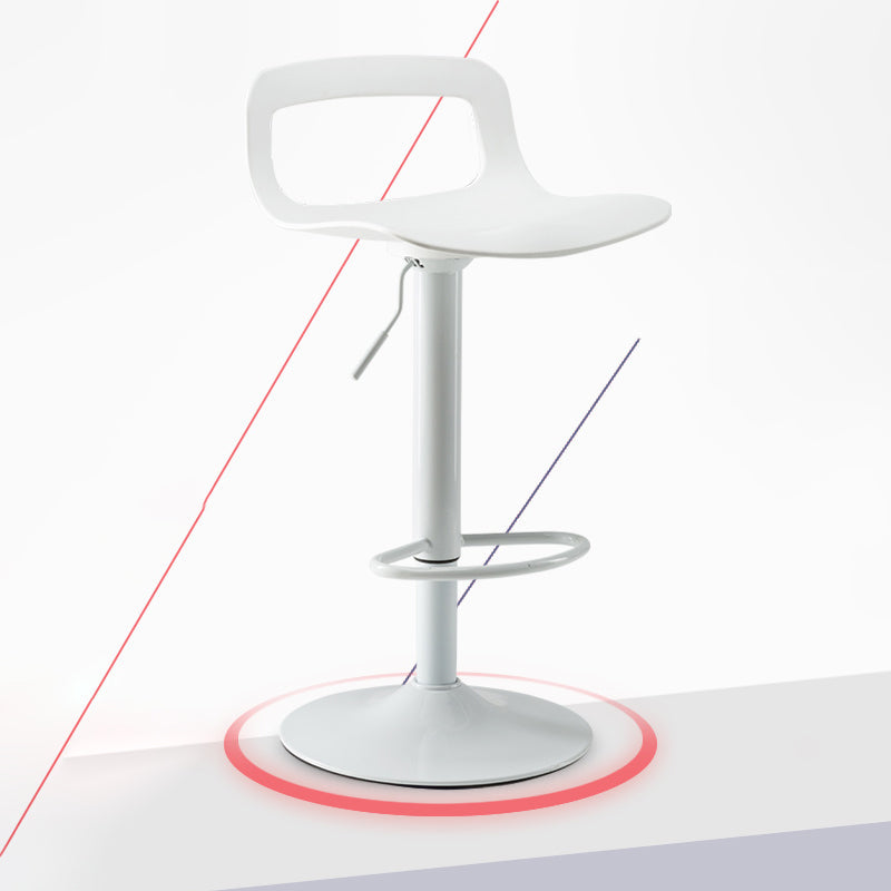 Industrial Style Bar-stool PP Seat with Swivel for Kitchen Bar Clearhalo 'Bar Furniture' 'Bar Stools' 'bar_stools' 'furn' 'furn_bar_stools' 'furniture_bar_stools' 'Kitchen & Dining Furniture' 'kitchen&dining_furn' 'kitchen' 'kitchen_furn' Furniture' 4497659