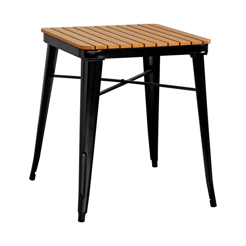 1/3/5 Pcs Metal Industrial Dinette Set with Manufactured Wood Table Dining Set Clearhalo 'Dining Room Sets' 'Dining Tables & Seating' 'dining_room_set' 'furn' 'furn_dining_room_set' 'Furniture' 'furniture_dining_room_set' 'Kitchen & Dining Furniture' 'kitchen&dining_furn' 'kitchen' 4497837