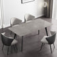 Rectangle Shape Industrial Style Table Sintered Stone Fixed Table for Home Use Gray Without Chairs Clearhalo ' dining_table' 'Dining Tables & Seating' 'Dining Tables' 'furn' 'furn_dining_table' 'Furniture' 'furniture_dining_table' 'Kitchen & Dining Furniture' 'kitchen&dining_furn' 'kitchen' 'kitchen_dining_table' 4501742