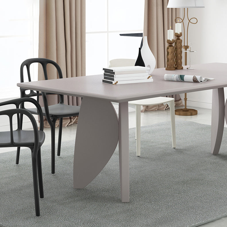 Modern Solid Wood Table for Restaurant Rectangle Dining Table with 4 Legs Clearhalo ' dining_table' 'Dining Tables & Seating' 'Dining Tables' 'furn' 'furn_dining_table' 'Furniture' 'furniture_dining_table' 'Kitchen & Dining Furniture' 'kitchen&dining_furn' 'kitchen' 'kitchen_dining_table' 4501776
