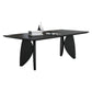 Modern Solid Wood Table for Restaurant Rectangle Dining Table with 4 Legs Black Without Chairs Clearhalo ' dining_table' 'Dining Tables & Seating' 'Dining Tables' 'furn' 'furn_dining_table' 'Furniture' 'furniture_dining_table' 'Kitchen & Dining Furniture' 'kitchen&dining_furn' 'kitchen' 'kitchen_dining_table' 4501781