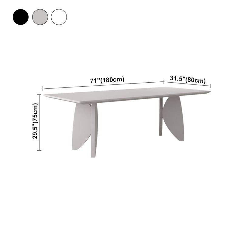 Modern Solid Wood Table for Restaurant Rectangle Dining Table with 4 Legs Clearhalo ' dining_table' 'Dining Tables & Seating' 'Dining Tables' 'furn' 'furn_dining_table' 'Furniture' 'furniture_dining_table' 'Kitchen & Dining Furniture' 'kitchen&dining_furn' 'kitchen' 'kitchen_dining_table' 4501788