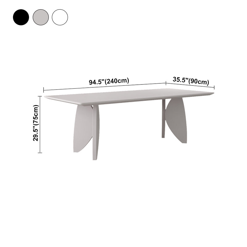 Modern Solid Wood Table for Restaurant Rectangle Dining Table with 4 Legs Clearhalo ' dining_table' 'Dining Tables & Seating' 'Dining Tables' 'furn' 'furn_dining_table' 'Furniture' 'furniture_dining_table' 'Kitchen & Dining Furniture' 'kitchen&dining_furn' 'kitchen' 'kitchen_dining_table' 4501791