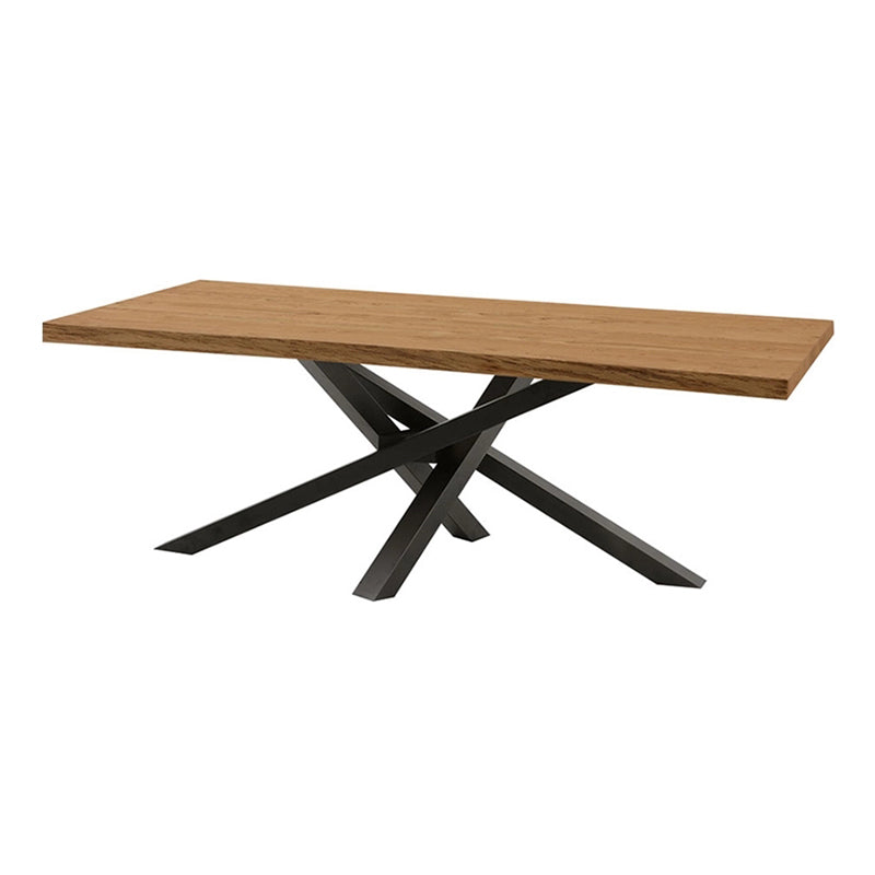 Rectangle 4 Legs Industrial Table Solid Wood Fixed Table for Restaurant Black Without Chairs Clearhalo ' dining_table' 'Dining Tables & Seating' 'Dining Tables' 'furn' 'furn_dining_table' 'Furniture' 'furniture_dining_table' 'Kitchen & Dining Furniture' 'kitchen&dining_furn' 'kitchen' 'kitchen_dining_table' 4501833
