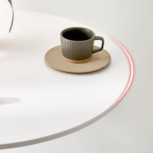 Metal Modern Round Dining Table Wood Top Indoor Table with Tulip Base Clearhalo ' dining_table' 'Dining Tables & Seating' 'Dining Tables' 'furn' 'furn_dining_table' 'Furniture' 'furniture_dining_table' 'Kitchen & Dining Furniture' 'kitchen&dining_furn' 'kitchen' 'kitchen_dining_table' 4501867