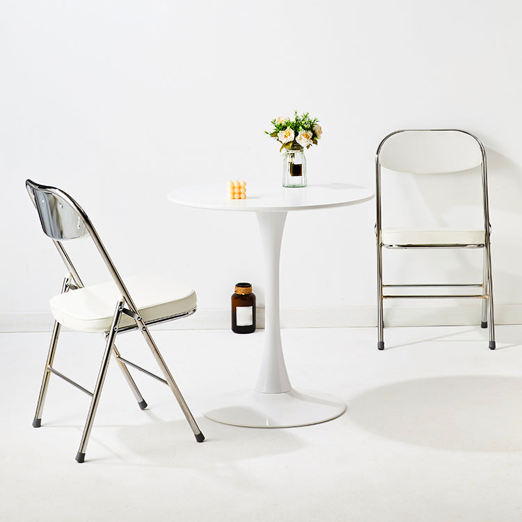 Metal Modern Round Dining Table Wood Top Indoor Table with Tulip Base Clearhalo ' dining_table' 'Dining Tables & Seating' 'Dining Tables' 'furn' 'furn_dining_table' 'Furniture' 'furniture_dining_table' 'Kitchen & Dining Furniture' 'kitchen&dining_furn' 'kitchen' 'kitchen_dining_table' 4501870