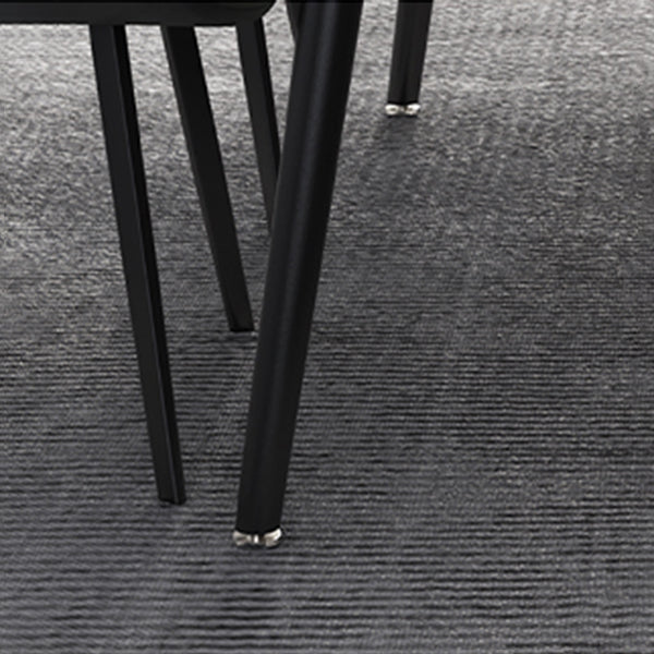 Metal Industrial Rectangle Dining Table Sintered Stone Top Table with Black Legs Clearhalo ' dining_table' 'Dining Tables & Seating' 'Dining Tables' 'furn' 'furn_dining_table' 'Furniture' 'furniture_dining_table' 'Kitchen & Dining Furniture' 'kitchen&dining_furn' 'kitchen' 'kitchen_dining_table' 4501887