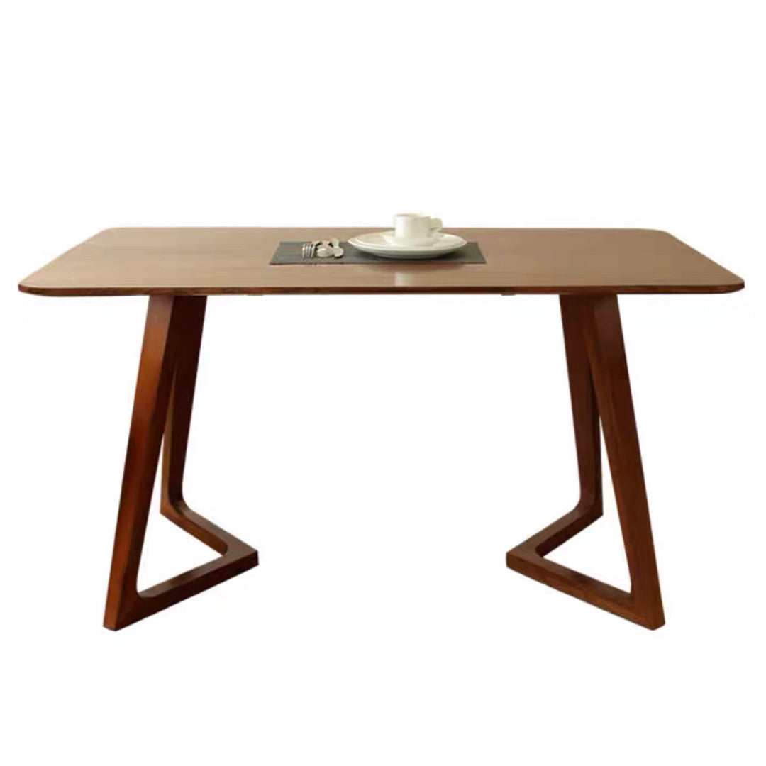 Rectangle Double Pedestal Modern Table Solid Wood Fixed Table for Home Natural Without Chairs Clearhalo ' dining_table' 'Dining Tables & Seating' 'Dining Tables' 'furn' 'furn_dining_table' 'Furniture' 'furniture_dining_table' 'Kitchen & Dining Furniture' 'kitchen&dining_furn' 'kitchen' 'kitchen_dining_table' 4501901