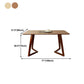 Rectangle Double Pedestal Modern Table Solid Wood Fixed Table for Home Clearhalo ' dining_table' 'Dining Tables & Seating' 'Dining Tables' 'furn' 'furn_dining_table' 'Furniture' 'furniture_dining_table' 'Kitchen & Dining Furniture' 'kitchen&dining_furn' 'kitchen' 'kitchen_dining_table' 4501910