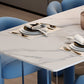 Sintered Stone Dining Table Modern Rectangle Dining Table with Acrylic Base for Home Clearhalo ' dining_table' 'Dining Tables & Seating' 'Dining Tables' 'furn' 'furn_dining_table' 'Furniture' 'furniture_dining_table' 'Kitchen & Dining Furniture' 'kitchen&dining_furn' 'kitchen' 'kitchen_dining_table' 4501936