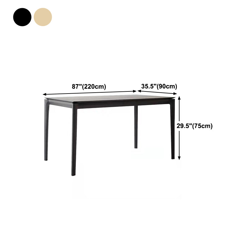 Pine Solid Wood 4-foot Furniture Simplicity Style Dining Table for Home Clearhalo ' dining_table' 'Dining Tables & Seating' 'Dining Tables' 'furn' 'furn_dining_table' 'Furniture' 'furniture_dining_table' 'Kitchen & Dining Furniture' 'kitchen&dining_furn' 'kitchen' 'kitchen_dining_table' 4501958