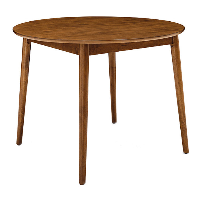 Round Rubberwood Solid Wood Dining Table Simplicity Style Dining Room Collection Brown Without Chairs Clearhalo ' dining_table' 'Dining Tables & Seating' 'Dining Tables' 'furn' 'furn_dining_table' 'Furniture' 'furniture_dining_table' 'Kitchen & Dining Furniture' 'kitchen&dining_furn' 'kitchen' 'kitchen_dining_table' 4501965
