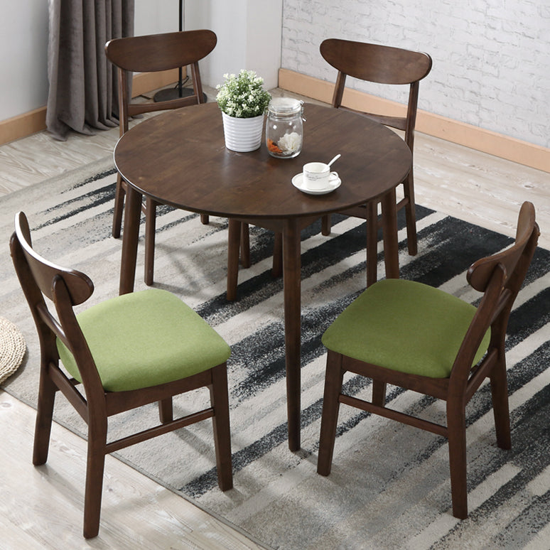 Round Rubberwood Solid Wood Dining Table Simplicity Style Dining Room Collection Clearhalo ' dining_table' 'Dining Tables & Seating' 'Dining Tables' 'furn' 'furn_dining_table' 'Furniture' 'furniture_dining_table' 'Kitchen & Dining Furniture' 'kitchen&dining_furn' 'kitchen' 'kitchen_dining_table' 4501971