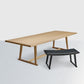 Solid Wood Modern Table for Restaurant Rectangle Dining Table with Trestle Base Natural Without Chairs Clearhalo ' dining_table' 'Dining Tables & Seating' 'Dining Tables' 'furn' 'furn_dining_table' 'Furniture' 'furniture_dining_table' 'Kitchen & Dining Furniture' 'kitchen&dining_furn' 'kitchen' 'kitchen_dining_table' 4501980