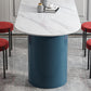 Oval Sintered Stone Dining Table Modern White Dining Table with Double Pedestal Base Clearhalo ' dining_table' 'Dining Tables & Seating' 'Dining Tables' 'furn' 'furn_dining_table' 'Furniture' 'furniture_dining_table' 'Kitchen & Dining Furniture' 'kitchen&dining_furn' 'kitchen' 'kitchen_dining_table' 4502016