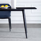 Rectangle 4 Legs Industrial Style Dining Table Sintered Stone Fixed Table for Kitchen Clearhalo ' dining_table' 'Dining Tables & Seating' 'Dining Tables' 'furn' 'furn_dining_table' 'Furniture' 'furniture_dining_table' 'Kitchen & Dining Furniture' 'kitchen&dining_furn' 'kitchen' 'kitchen_dining_table' 4502031