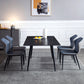 Rectangle 4 Legs Industrial Style Dining Table Sintered Stone Fixed Table for Kitchen Clearhalo ' dining_table' 'Dining Tables & Seating' 'Dining Tables' 'furn' 'furn_dining_table' 'Furniture' 'furniture_dining_table' 'Kitchen & Dining Furniture' 'kitchen&dining_furn' 'kitchen' 'kitchen_dining_table' 4502032