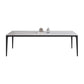 Rectangle Shape Dining Table Industrial Sintered Stone Table with 4 Legs White Clearhalo ' dining_table' 'Dining Tables & Seating' 'Dining Tables' 'Furniture' 'furniture_dining_table' 'Kitchen & Dining Furniture' 'kitchen&dining_furn' 'kitchen' 'kitchen_dining_table' 4502073