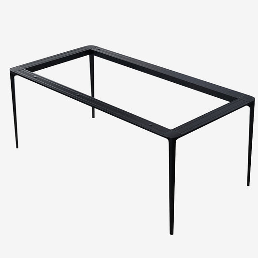 Rectangle Shape Dining Table Industrial Sintered Stone Table with 4 Legs Clearhalo ' dining_table' 'Dining Tables & Seating' 'Dining Tables' 'Furniture' 'furniture_dining_table' 'Kitchen & Dining Furniture' 'kitchen&dining_furn' 'kitchen' 'kitchen_dining_table' 4502076