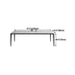 Rectangle Shape Dining Table Industrial Sintered Stone Table with 4 Legs Clearhalo ' dining_table' 'Dining Tables & Seating' 'Dining Tables' 'Furniture' 'furniture_dining_table' 'Kitchen & Dining Furniture' 'kitchen&dining_furn' 'kitchen' 'kitchen_dining_table' 4502079