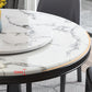 Round Dining Site Table Simplicity Style Marble Furniture with Pedestal Base Clearhalo ' dining_table' 'Dining Tables & Seating' 'Dining Tables' 'furn' 'furn_dining_table' 'Furniture' 'furniture_dining_table' 'Kitchen & Dining Furniture' 'kitchen&dining_furn' 'kitchen' 'kitchen_dining_table' 4502091