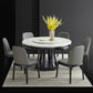 Round Dining Site Table Simplicity Style Marble Furniture with Pedestal Base Clearhalo ' dining_table' 'Dining Tables & Seating' 'Dining Tables' 'furn' 'furn_dining_table' 'Furniture' 'furniture_dining_table' 'Kitchen & Dining Furniture' 'kitchen&dining_furn' 'kitchen' 'kitchen_dining_table' 4502095