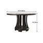 Round Dining Site Table Simplicity Style Marble Furniture with Pedestal Base Clearhalo ' dining_table' 'Dining Tables & Seating' 'Dining Tables' 'furn' 'furn_dining_table' 'Furniture' 'furniture_dining_table' 'Kitchen & Dining Furniture' 'kitchen&dining_furn' 'kitchen' 'kitchen_dining_table' 4502100