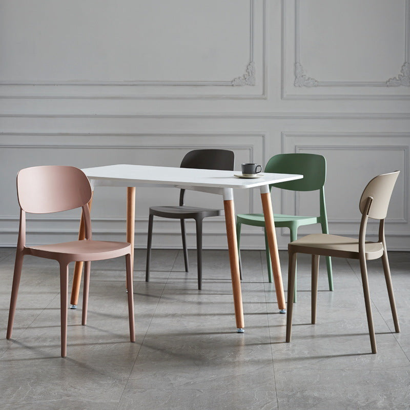 Contemporary Dining and Accent Chairs Indoor-Outdoor Open Back Dining Chair Clearhalo ' kitchen&dining_furn' 'Dining Chairs' 'Dining Tables & Seating' 'dining_chair' 'furn' 'furn_dining_chair' 'Furniture' 'furniture_dining_chair' 'Kitchen & Dining Furniture' 'kitchen' 4502106