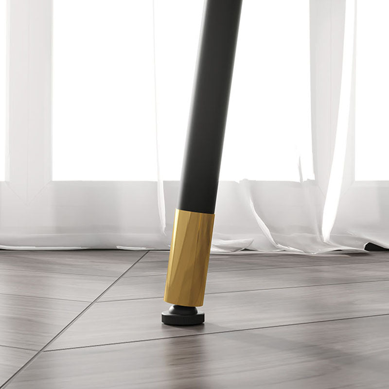 Scandinavian Design Solid Back Armless Dining Chairs Upholstered Side Chairs Clearhalo ' kitchen&dining_furn' 'Dining Chairs' 'Dining Tables & Seating' 'dining_chair' 'furn' 'furn_dining_chair' 'Furniture' 'furniture_dining_chair' 'Kitchen & Dining Furniture' 'kitchen' 4502259