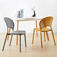 Scandinavian Plastic Kitchen Dining Room Side Chair Open Back Chair Clearhalo ' kitchen&dining_furn' 'Dining Chairs' 'Dining Tables & Seating' 'dining_chair' 'furn' 'furn_dining_chair' 'Furniture' 'furniture_dining_chair' 'Kitchen & Dining Furniture' 'kitchen' 4502286