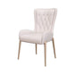 Glam Metal Dining Room Chairs Upholstered Side Armchair for Restaurant Use Clearhalo ' kitchen&dining_furn' 'Dining Chairs' 'Dining Tables & Seating' 'dining_chair' 'furn' 'furn_dining_chair' 'Furniture' 'furniture_dining_chair' 'Kitchen & Dining Furniture' 'kitchen' 4502358