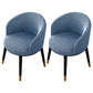 Modern Upholstered Home Arm Chair Matte Finish Solid Back Dining Chair Light Blue 2 Piece Set Clearhalo ' kitchen&dining_furn' 'Dining Chairs' 'Dining Tables & Seating' 'dining_chair' 'furn' 'furn_dining_chair' 'Furniture' 'furniture_dining_chair' 'Kitchen & Dining Furniture' 'kitchen' 4502388