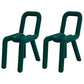 Designer Style Hotel Velvet Side Chair Matte Finish Open Back Dining Chair Blackish Green 2 Piece Set Clearhalo ' kitchen&dining_furn' 'Dining Chairs' 'Dining Tables & Seating' 'dining_chair' 'furn' 'furn_dining_chair' 'Furniture' 'furniture_dining_chair' 'Kitchen & Dining Furniture' 'kitchen' 4502429