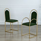 Glam Metal Dining Room Chairs Upholstered Side Armchair for Home Use Clearhalo ' kitchen&dining_furn' 'Dining Chairs' 'Dining Tables & Seating' 'dining_chair' 'furn' 'furn_dining_chair' 'Furniture' 'furniture_dining_chair' 'Kitchen & Dining Furniture' 'kitchen' 4502447