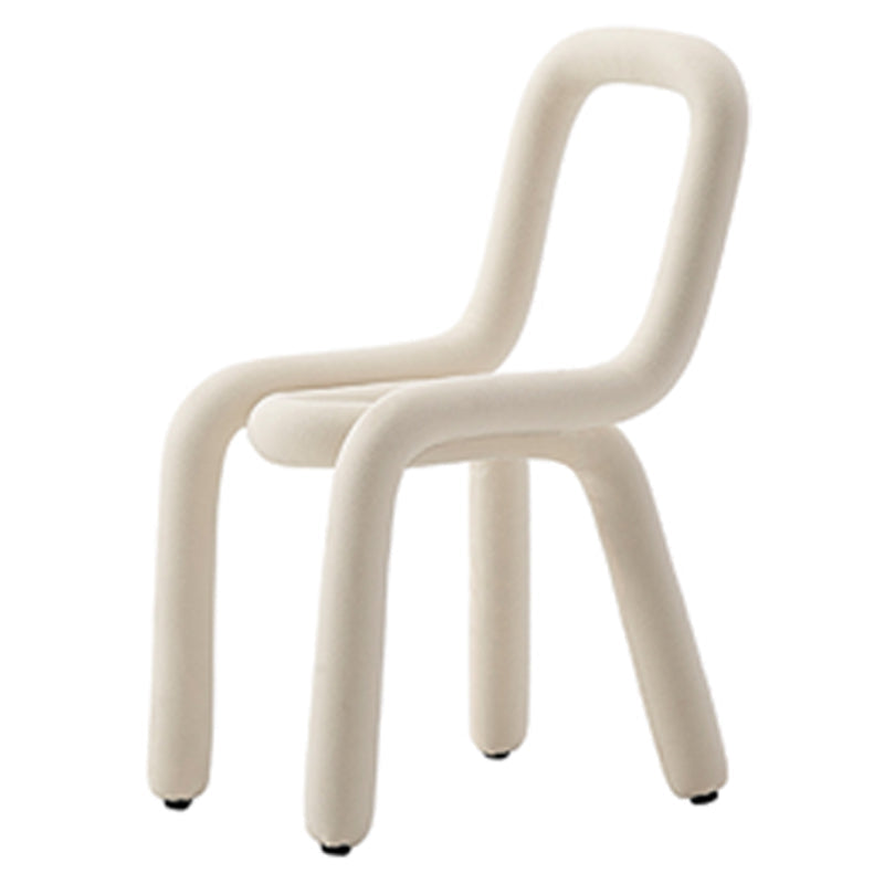 Designer Style Living Room Velvet Side Chair Matte Finish Open Back Dining Chair Clearhalo ' kitchen&dining_furn' 'Dining Chairs' 'Dining Tables & Seating' 'dining_chair' 'furn' 'furn_dining_chair' 'Furniture' 'furniture_dining_chair' 'Kitchen & Dining Furniture' 'kitchen' 4502479