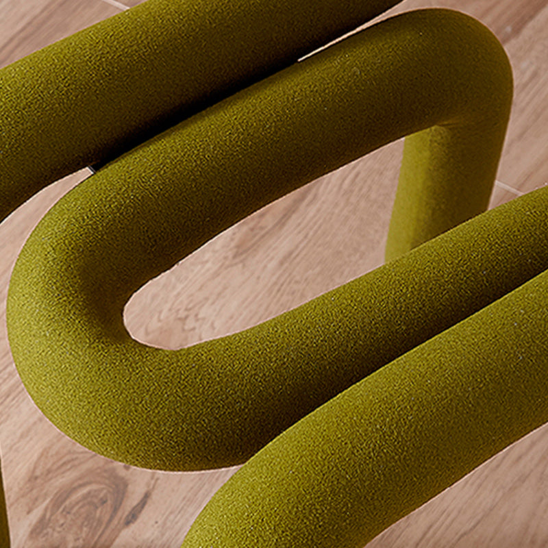 Designer Style Living Room Velvet Side Chair Matte Finish Open Back Dining Chair Clearhalo ' kitchen&dining_furn' 'Dining Chairs' 'Dining Tables & Seating' 'dining_chair' 'furn' 'furn_dining_chair' 'Furniture' 'furniture_dining_chair' 'Kitchen & Dining Furniture' 'kitchen' 4502484