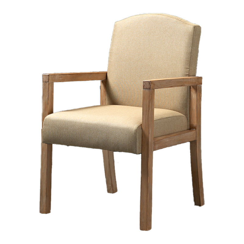 Contemporary Dining and Accent Chairs Matte Finish Parsons Arm Chair Clearhalo ' kitchen&dining_furn' 'Dining Chairs' 'Dining Tables & Seating' 'dining_chair' 'furn' 'furn_dining_chair' 'Furniture' 'furniture_dining_chair' 'Kitchen & Dining Furniture' 'kitchen' 4502511