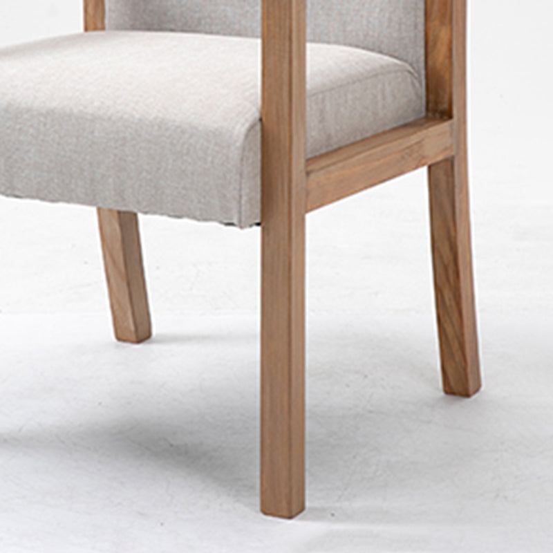 Contemporary Dining and Accent Chairs Matte Finish Parsons Arm Chair Clearhalo ' kitchen&dining_furn' 'Dining Chairs' 'Dining Tables & Seating' 'dining_chair' 'furn' 'furn_dining_chair' 'Furniture' 'furniture_dining_chair' 'Kitchen & Dining Furniture' 'kitchen' 4502515